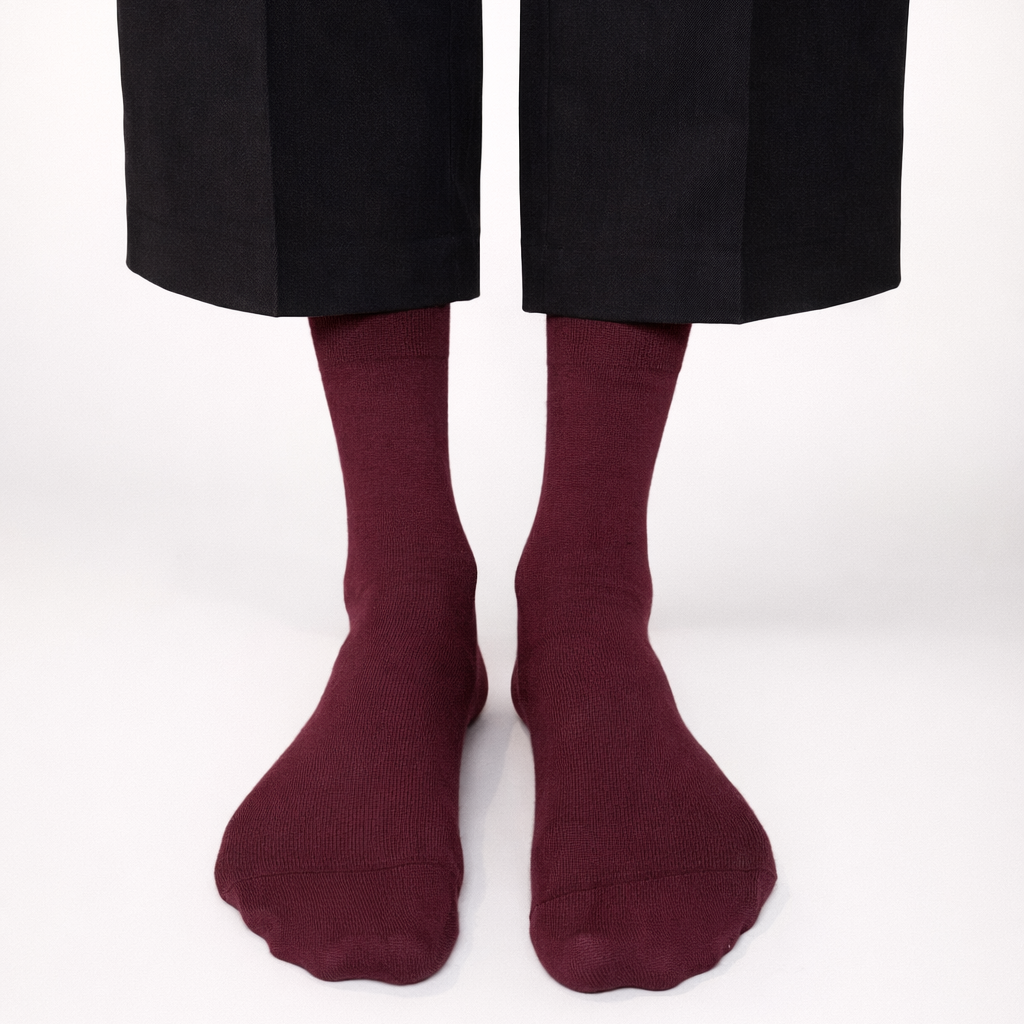 Vysoké ponožky Snuggo - bavlněné unisex ponožky modré černé šedé červené hnědé Praha Česká republika

