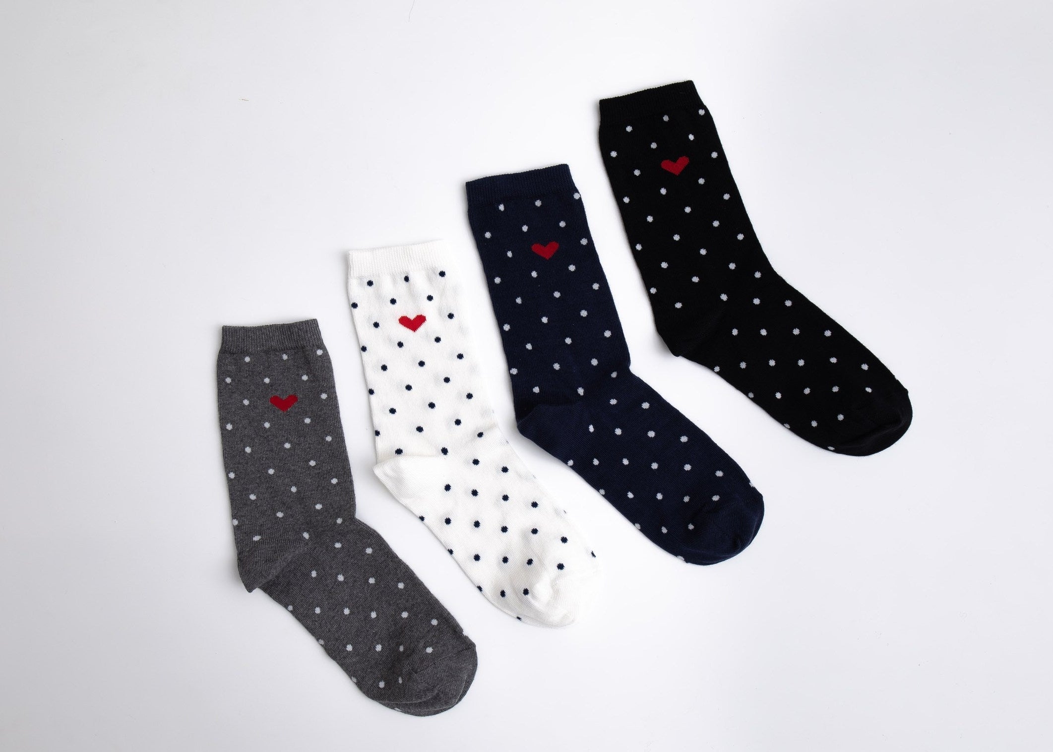 Ponožky se vzorem srdce