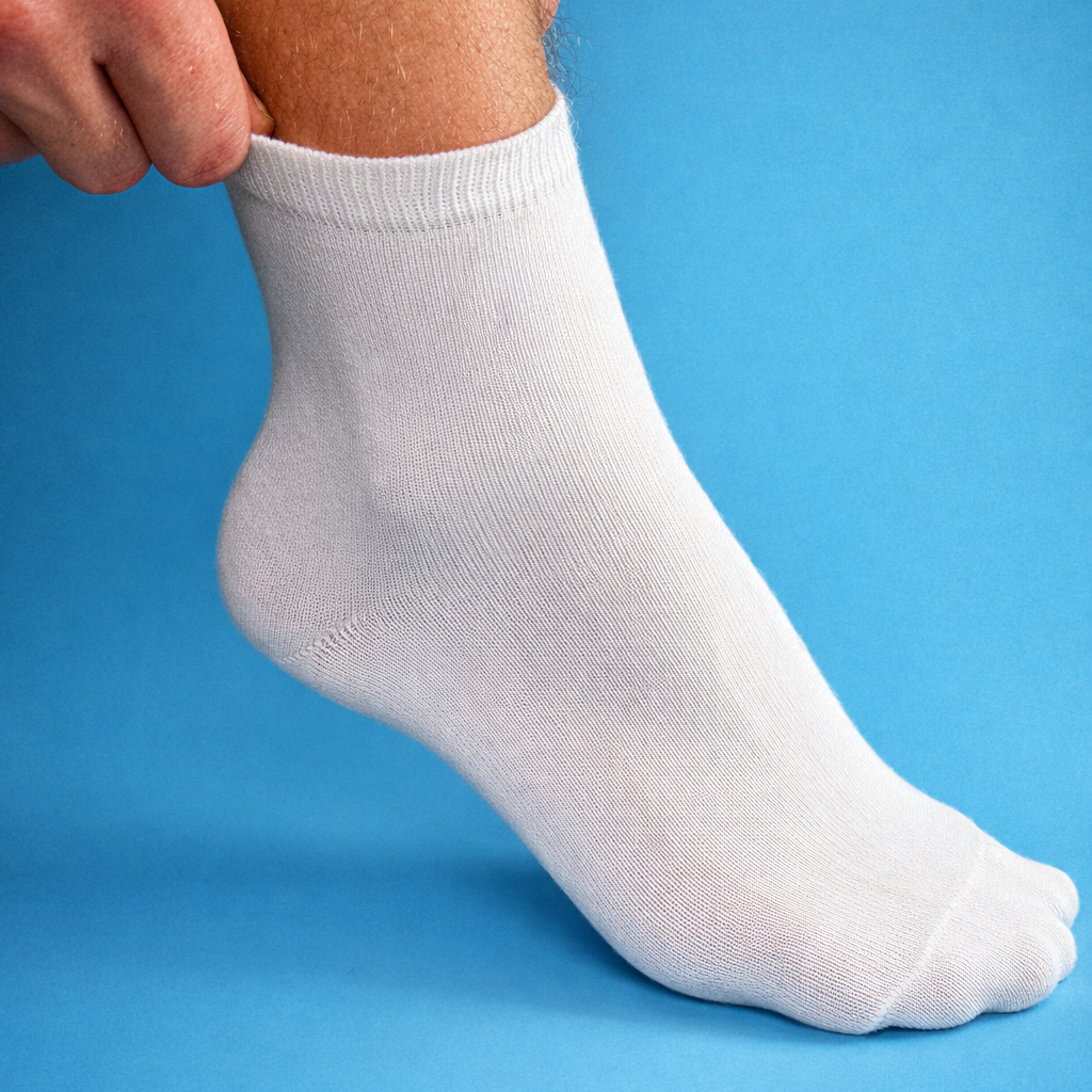 Kotníkové ponožky Snuggo - bavlněné unisex ponožky modré černé šedé bílé Praha Česká republika