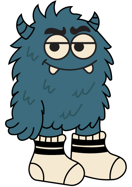 Socks with a dog pattern